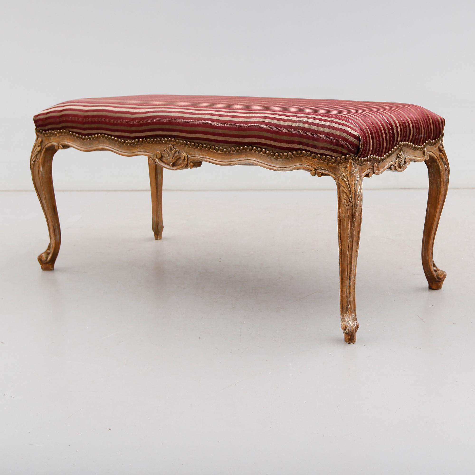 BÄNK, rokokostil, 1900-talets andra hälft.