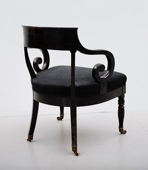 SKRIVSTOL, senempire, 1800-talets första hälft.