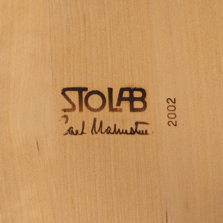 Carl Malmsten, a set of three chairs, "Lilla Åland", Stolab, 2002.