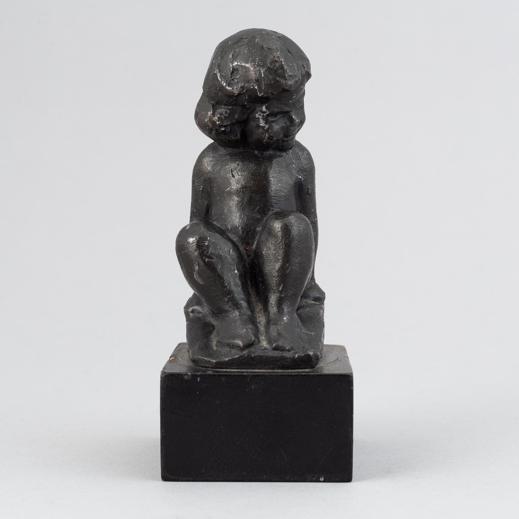 Carl-Einar Borgström, skulptur, brons, signerad.