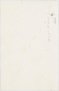 ULF RAHMBERG, mixed media on paper, signed with monogram and dated MM on verso.