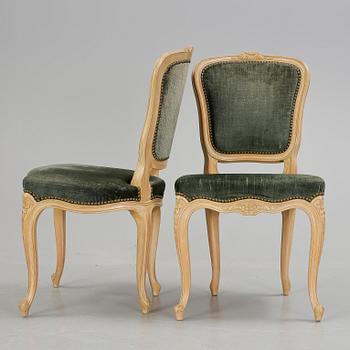 MATSALSGRUPP, 8 delar. Rokokostil, 1900-talets andra hälft.