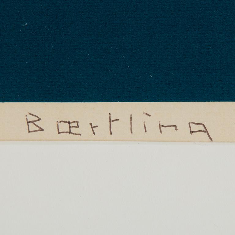 OLLE BAERTLING, färgserigrafi, signerad Baertling, daterad 1959-73 och numrerad 8/120 med kulspetspenna.
