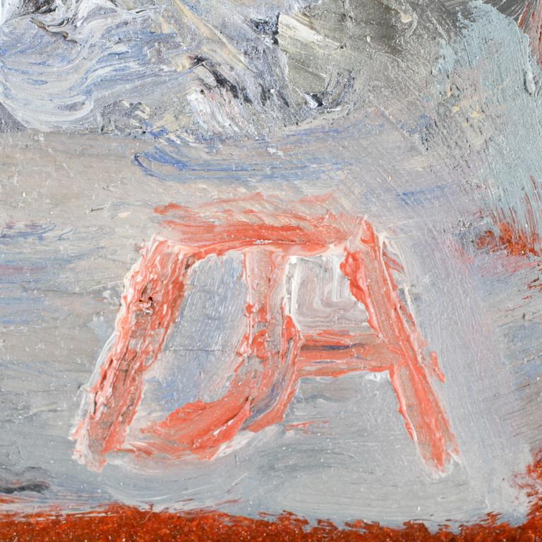 DAVID ANSERT, olja på pannå, monogramsign.