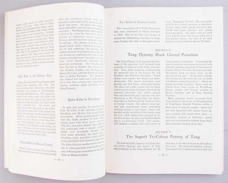 BÖCKER 10 ST, Kinesisk porslin och konsthantverk.