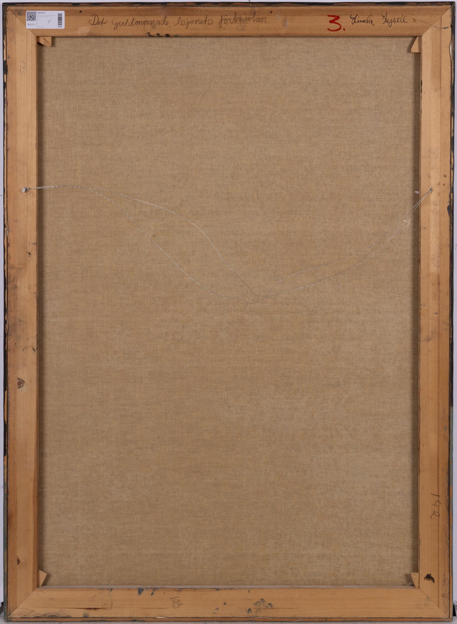 Linda Lysell, "Det guldmanade lejonets förtvivlan".