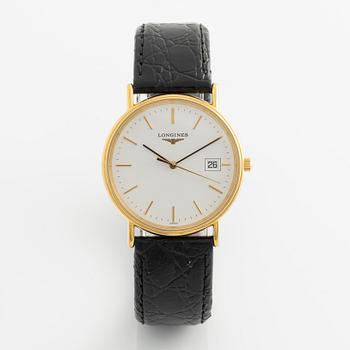Longines, Les Grandes Classiques, Présence, wristwatch, 33 mm.