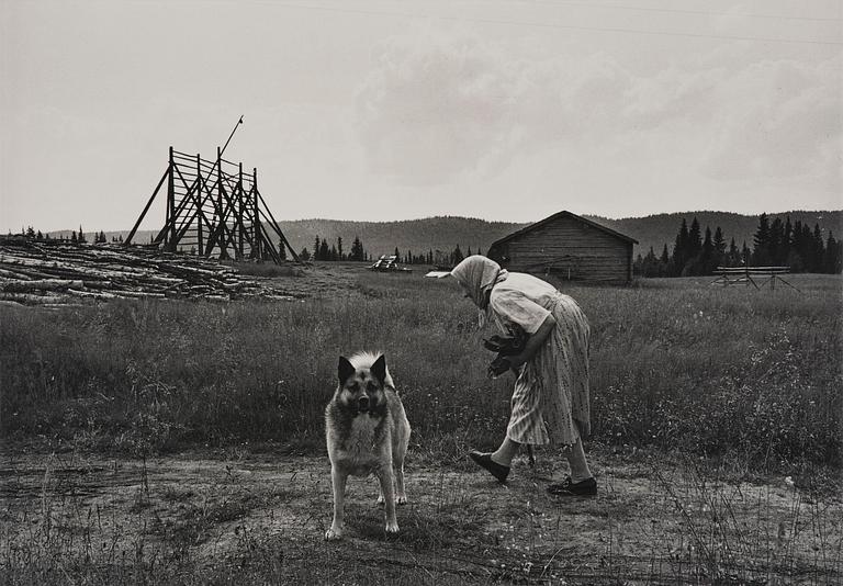 Sune Jonsson, "Änkefru Olga Gavelin, Aronsjö, Vilhelmina", 1961.