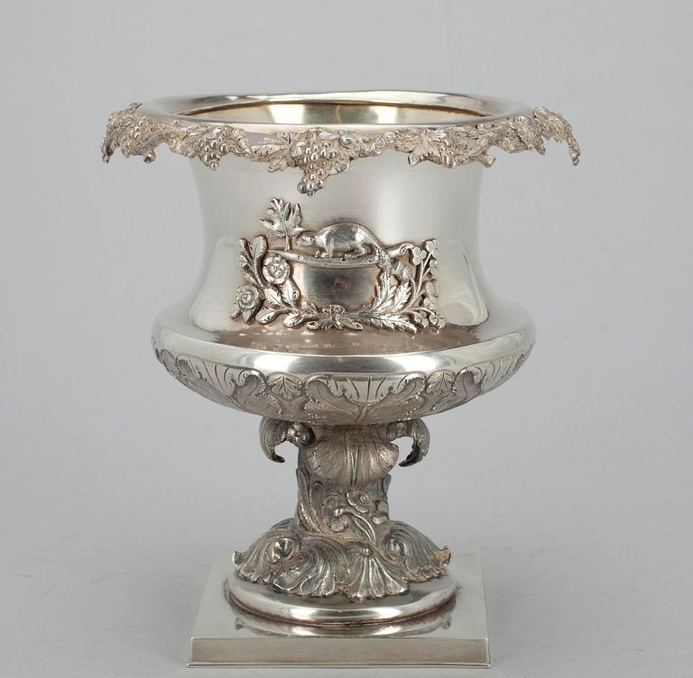 POKAL, silver, Toronto, Kanada 1800-talets mitt. Tot. vikt ca 901 g.