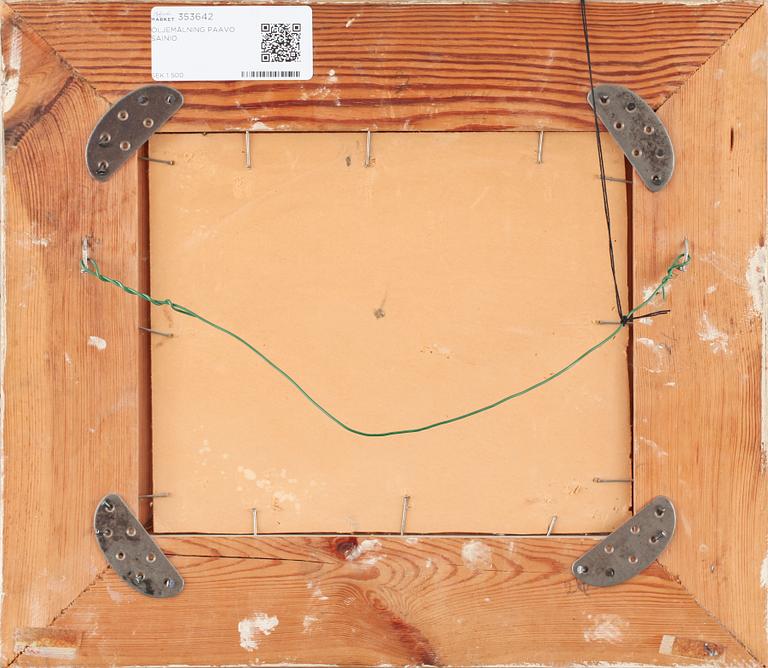 PAAVO SAINIO, olja på pannå, signerad och daterad -48.