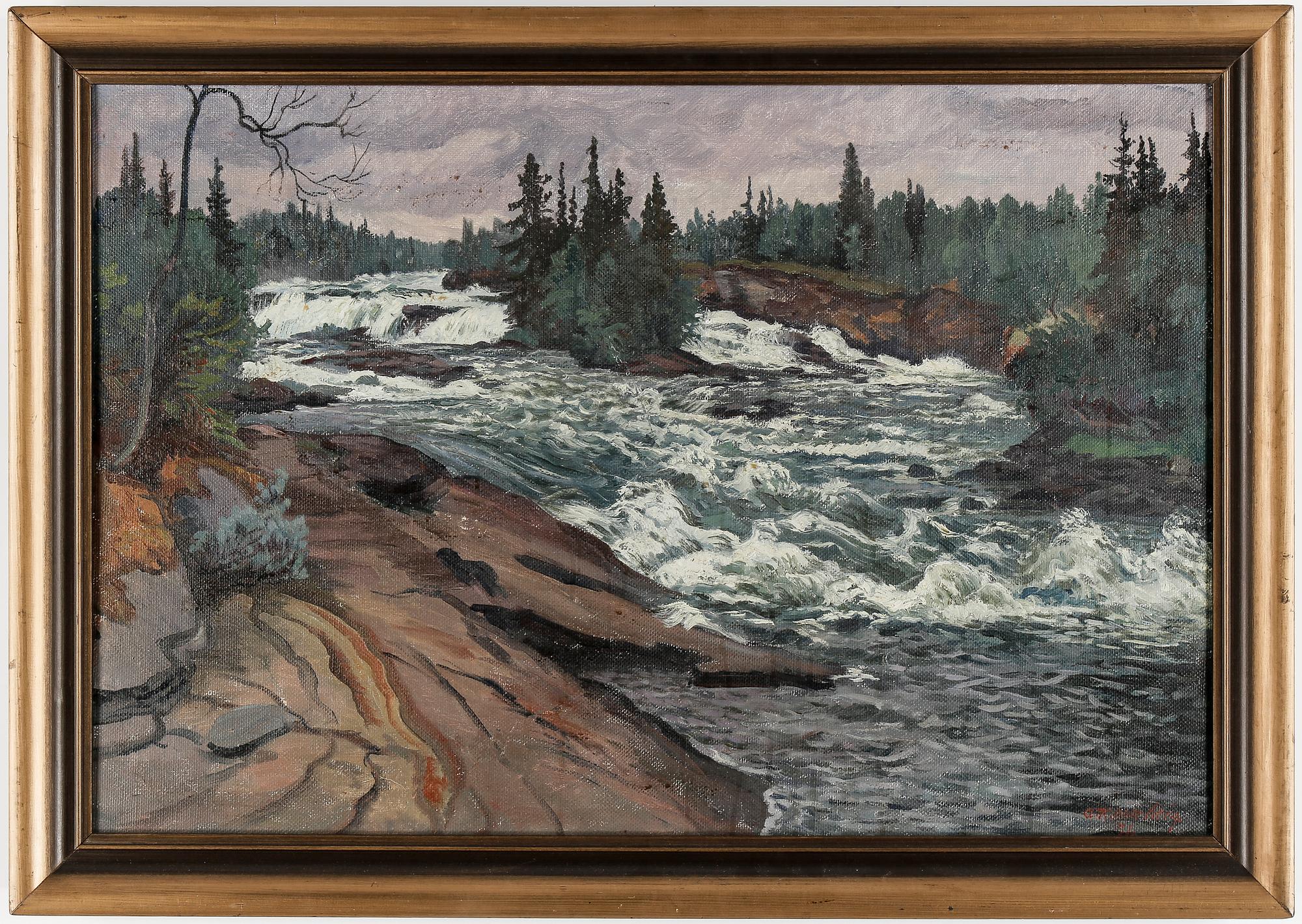 ANTE KARLSSON-STIG, olja på duk, signerad och daterad -51.