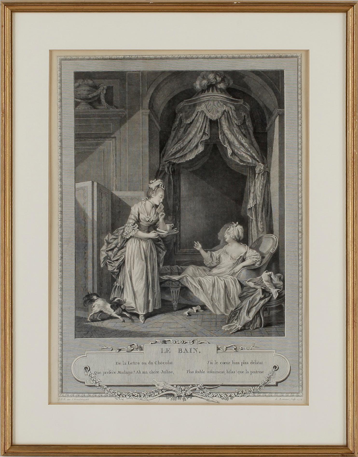 KOPPARSTICK, 2 st, Freudeberg, efter, 1800-tal.