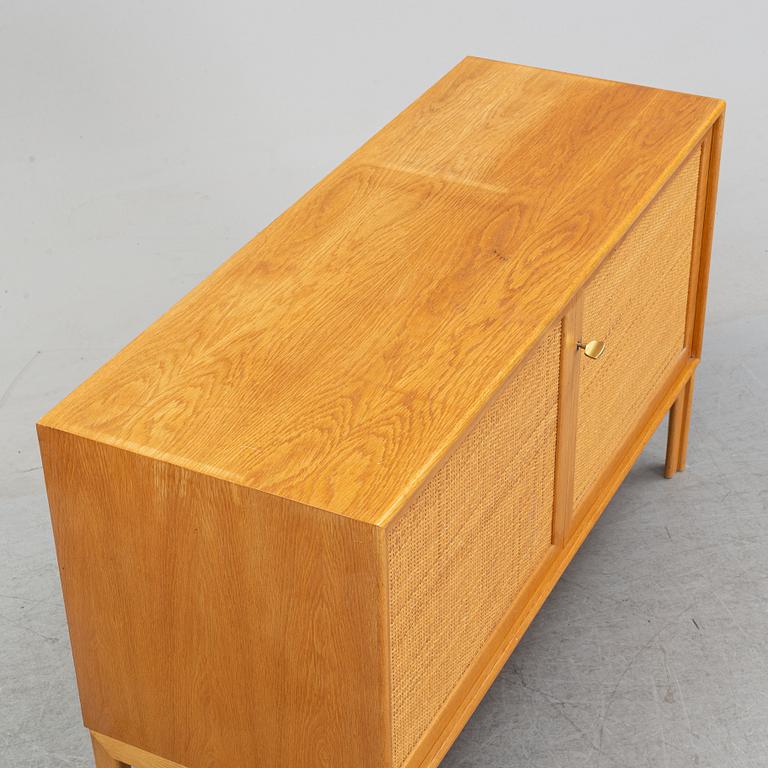 An oak and rattan sideboard by Alf Svensson for Bjästa snickerifabrik, 1960's.