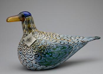SKULPTUR, glas, Oiva Toikka, Nuutajärvi, sign o numr 134/2000, 1900-talets andra hälft.