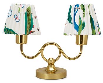 A Josef Frank brass table lamp by Svenskt Tenn, model 2483/1.