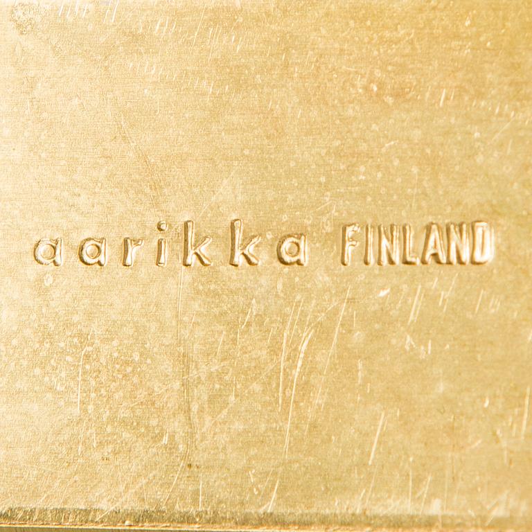 KAIJA AARIKKA, LAMPETTI, messinkiä, Aarikka 1900-luvun loppu.