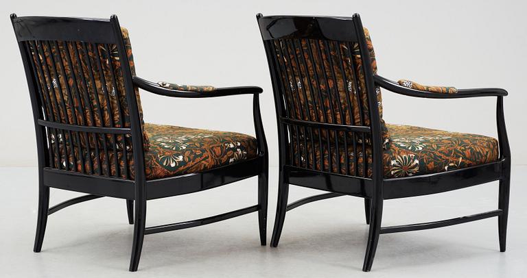 KARMSTOLAR, ett par, OPE möbler, Sverige, 1900-talets mitt.