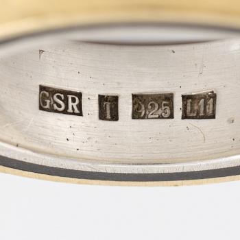 Elmqvist & Roll, sterling silver, bakelite , 18K guld.