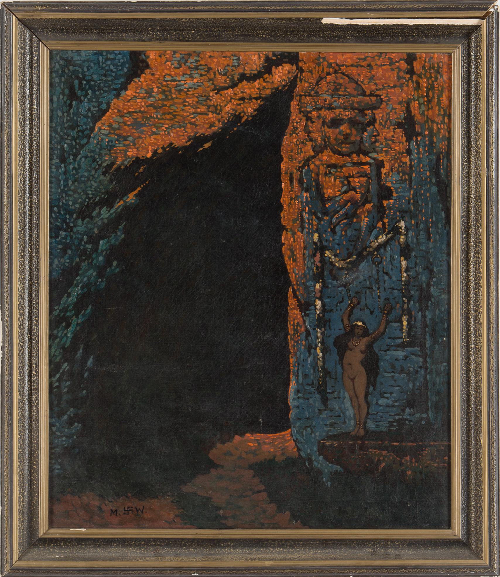 MARIAN WAWRZENIECKI, oil on canvas, signed.