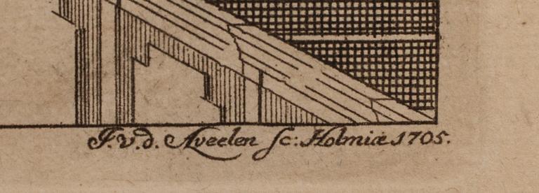 KOPPARSTICK, 10 st. Ur Suecia Antiqua et Hodierna, 1800-tal.