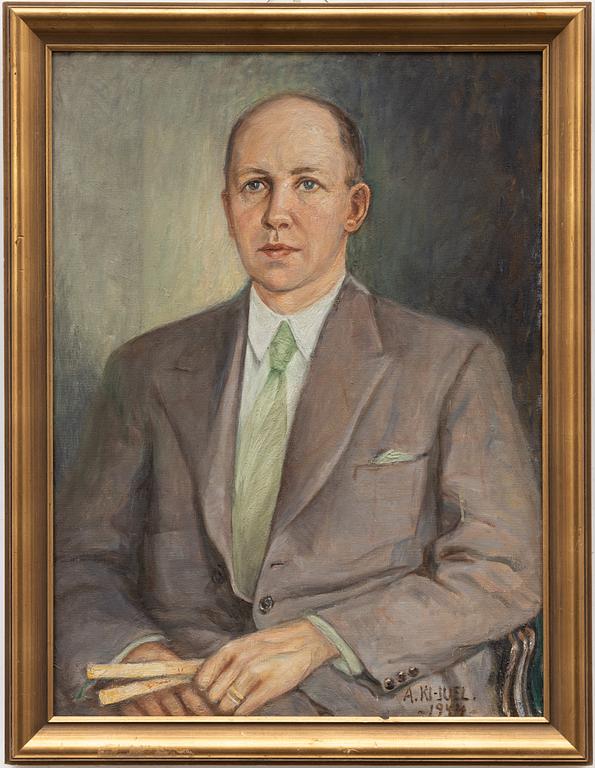 Astrid Kjellberg-Juel, Portrait of the civil engineer Oscar Näswall.