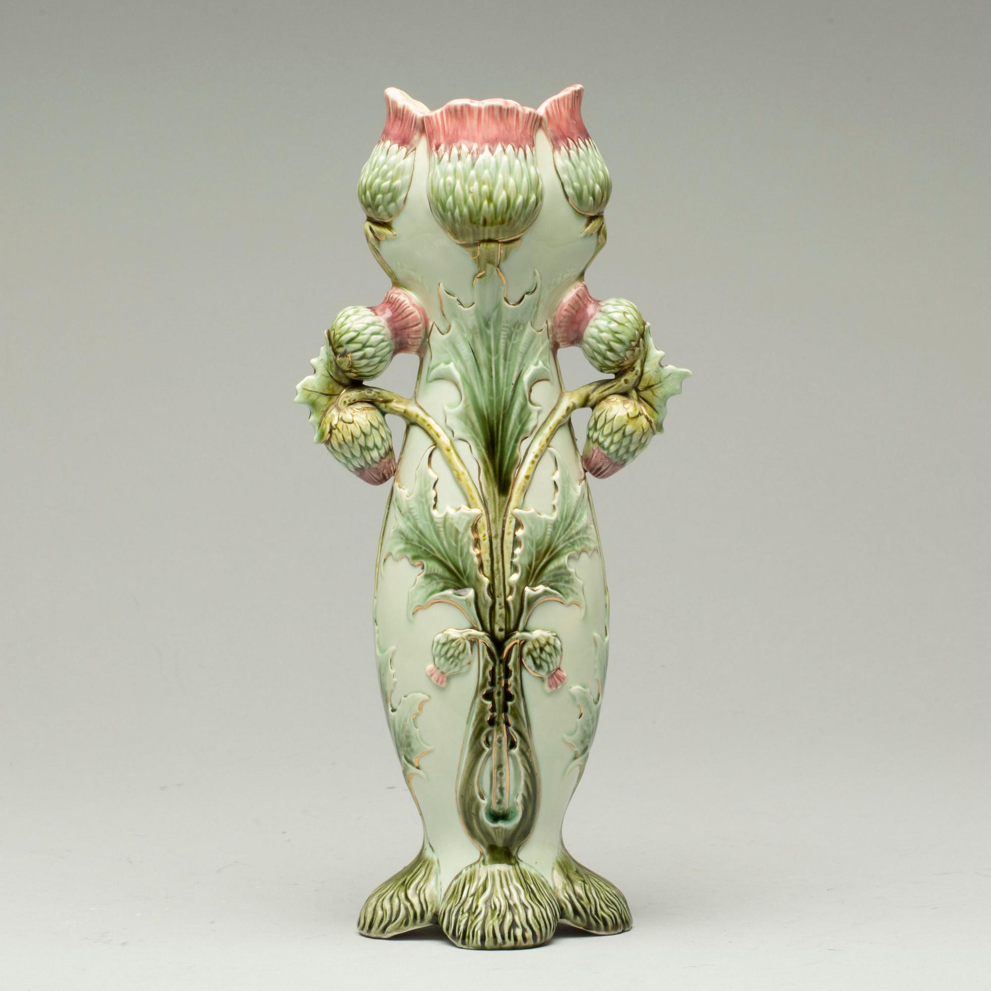 VAS, flintgods, jugend, troligen Beswick. 1900-talets början.