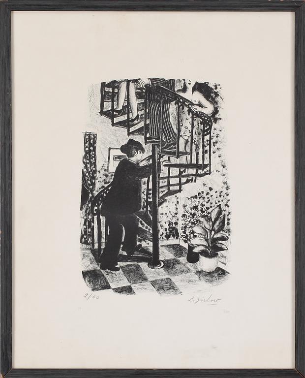 LENNART JIRLOW, litografi, signerad och numrerad 2/60.
