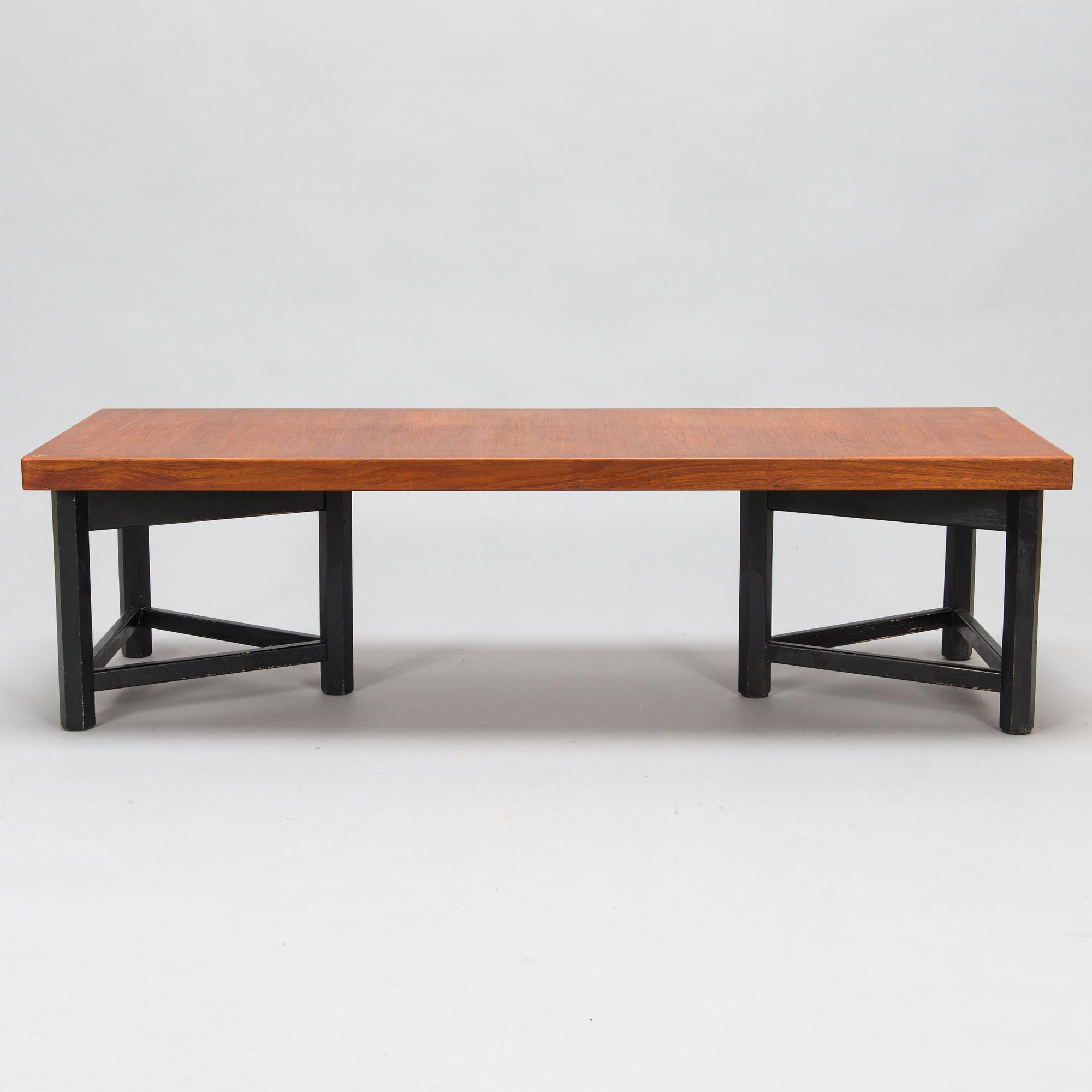 Carl Gustaf Hiort af Ornäs, A mid-20th-Century "TV-bench" for HMN Huonekalu Mikko Nupponen, Lahti, Finland.