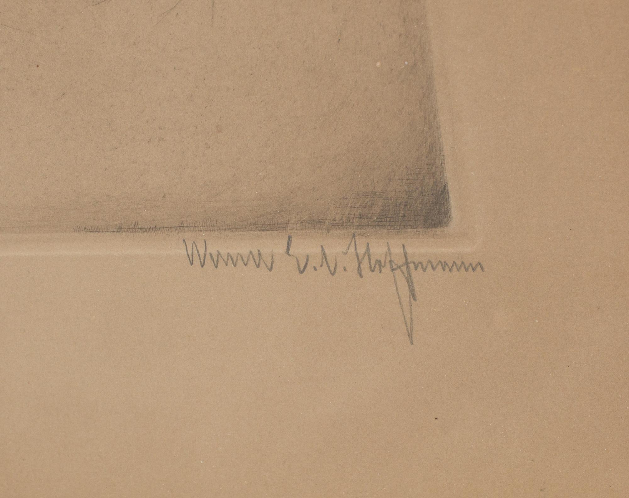 WERNER E. A. HOFFMANN, etsning, signerad och numrerad 2/200.