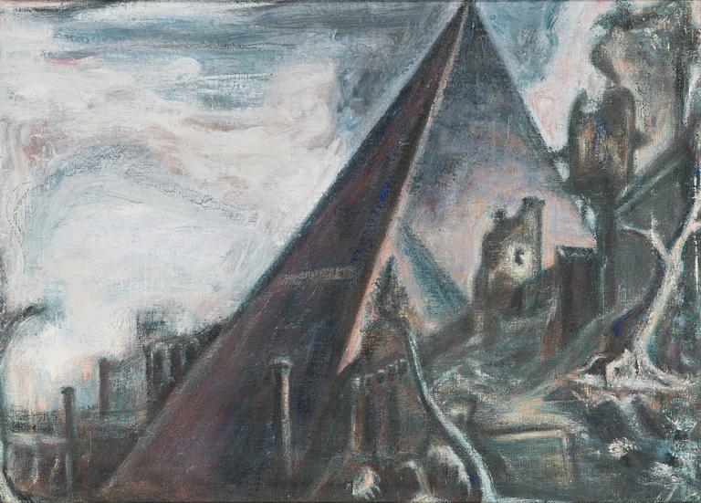 Thomas Nyqvist, oil on canvas, a tergo signed and dated 1993.