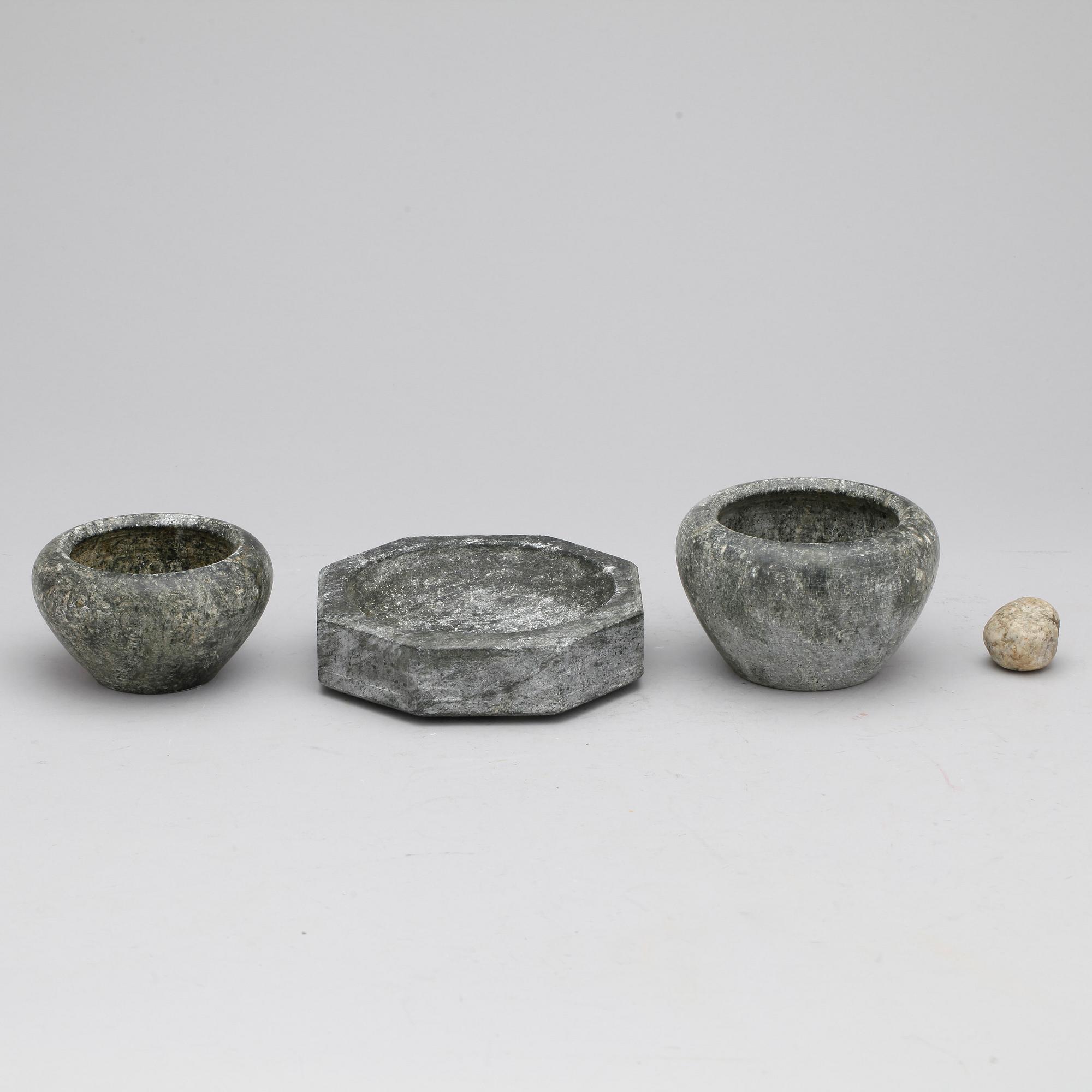 PARTI, kolmårdsmarmor, 4 delar, 1900-tal.