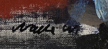 NALLE WERNER, 2 st, olja på duk, signerade.