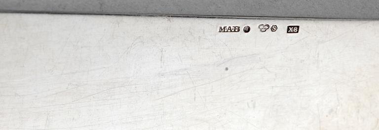 PARTI SILVER, ca 20 delar, mestadels 1900-tal. Bl a Georg Jensen, Danmark. Tot ca 450 g.