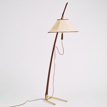 Golvlampa, J. T. Kalmar (1884-1968), modell 2076, 'Dornstab', Wien, Österrike, 1900-talets mitt.