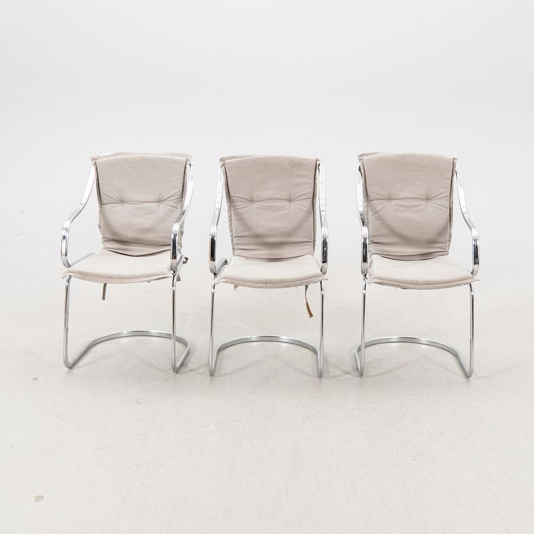 Willy Rizzo, 7 chairs Italy, late 20th century for Cidue.