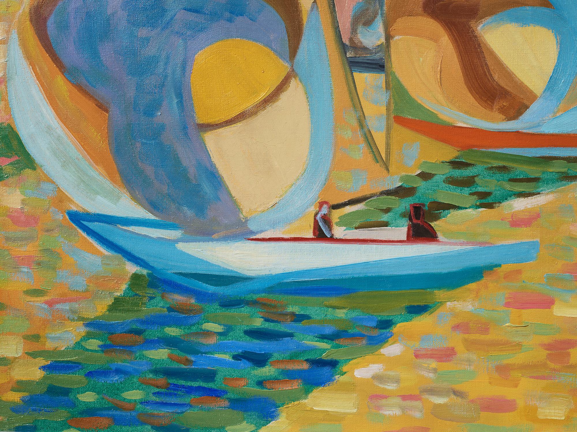 Tage Hedqvist, olja på duk, signerad och daterad 1945.