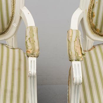 MATGRUPP, 5 delar, gustaviansk stil, 1900-talets mitt.