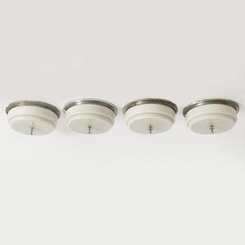 Plafondlampor, 4 st, 1900-talets första hälft.