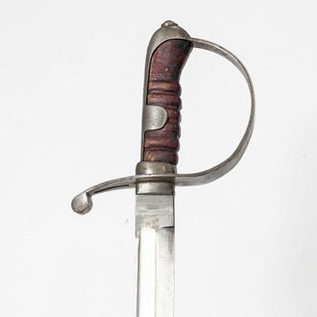 Sabel, Österrike-Ungern, 1800-tal, med balja.