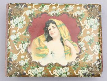 FOTOALBUM, jugend, omkring år 1900.