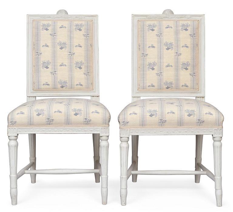 A PAIR OF CHAIRS.