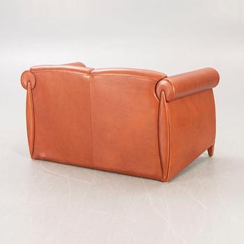 A Klaus Wettergren leather sofa 21st century.