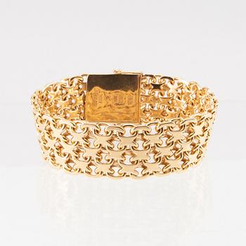 Armband x-länk 18K guld.