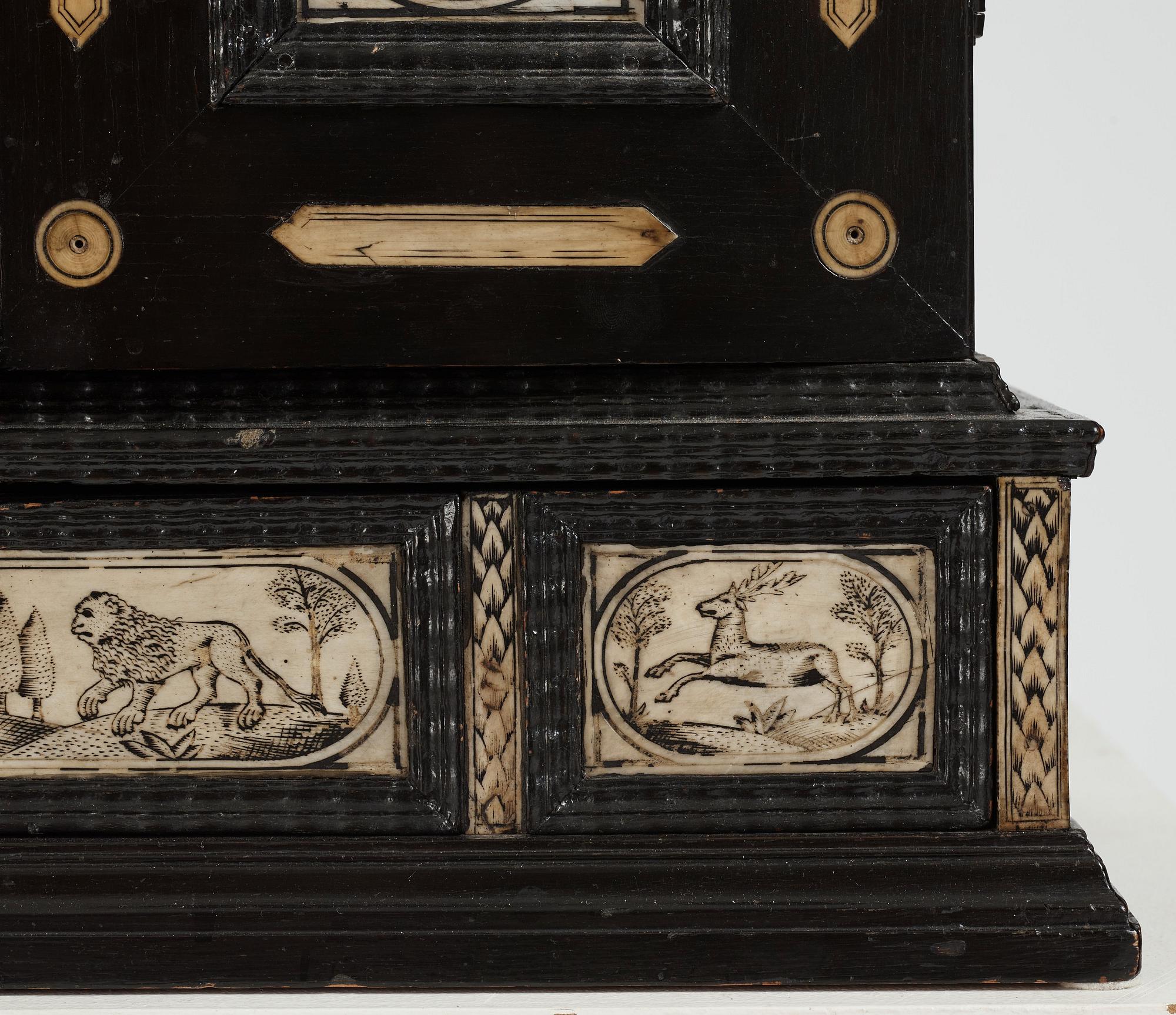 A Swedish cabinet from the late 17th century.
