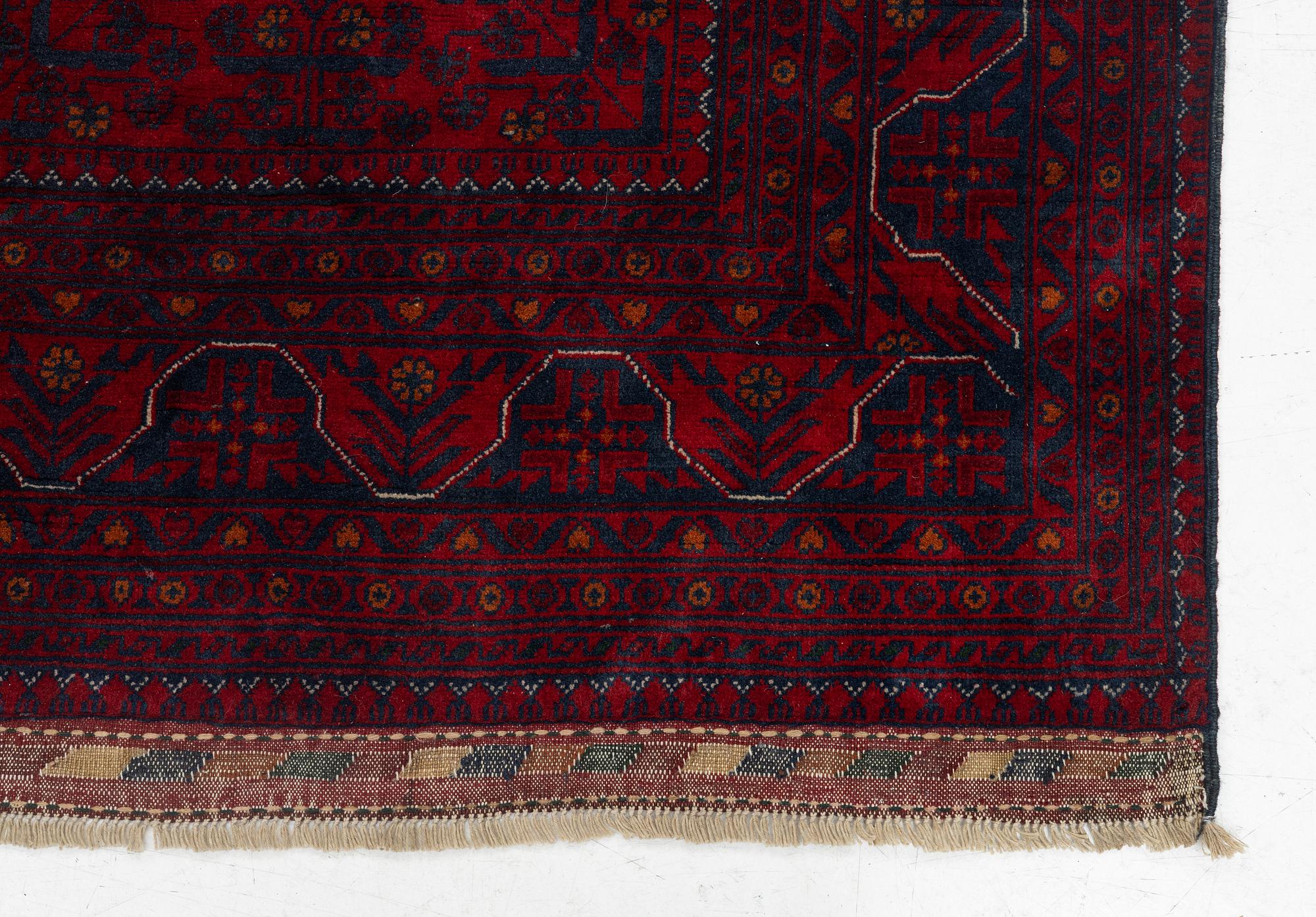 Carpet, Afghan, Khan Mohammadi, approx. 292 x 201 cm.