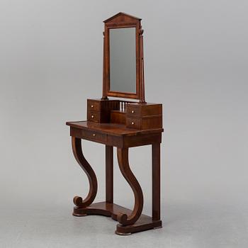 A 19th century Swedish Empire mahogany dressing table.