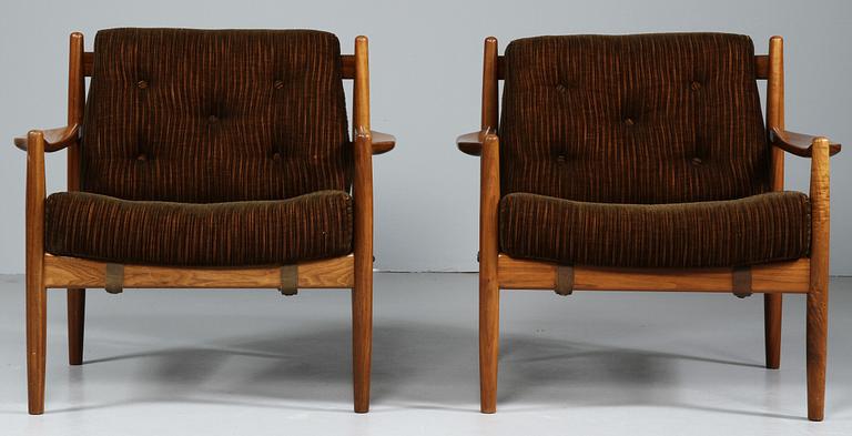 FÅTÖLJER, ett par, Ingemar Thillmark, Ope, 1900-talets tredje kvartal.