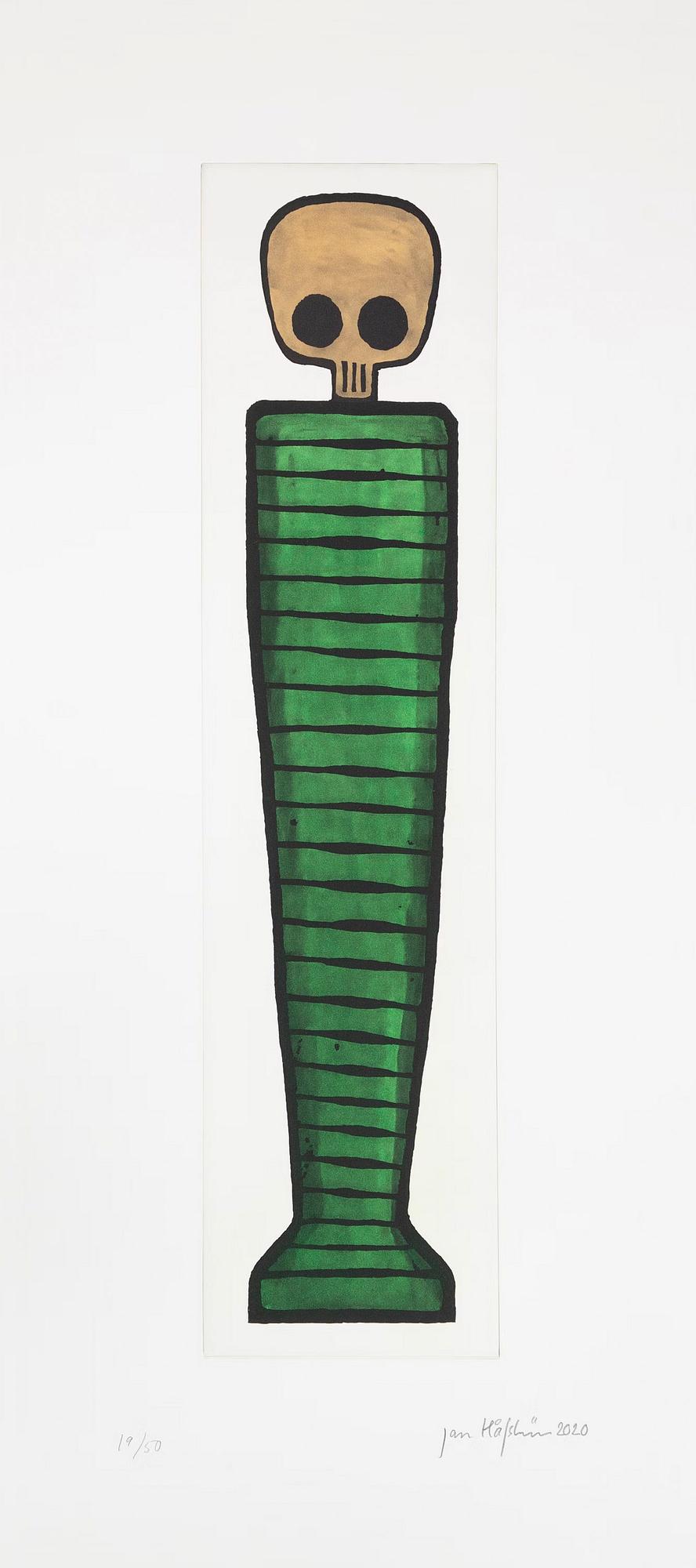 Jan Håfström, "The Mummy" (green).