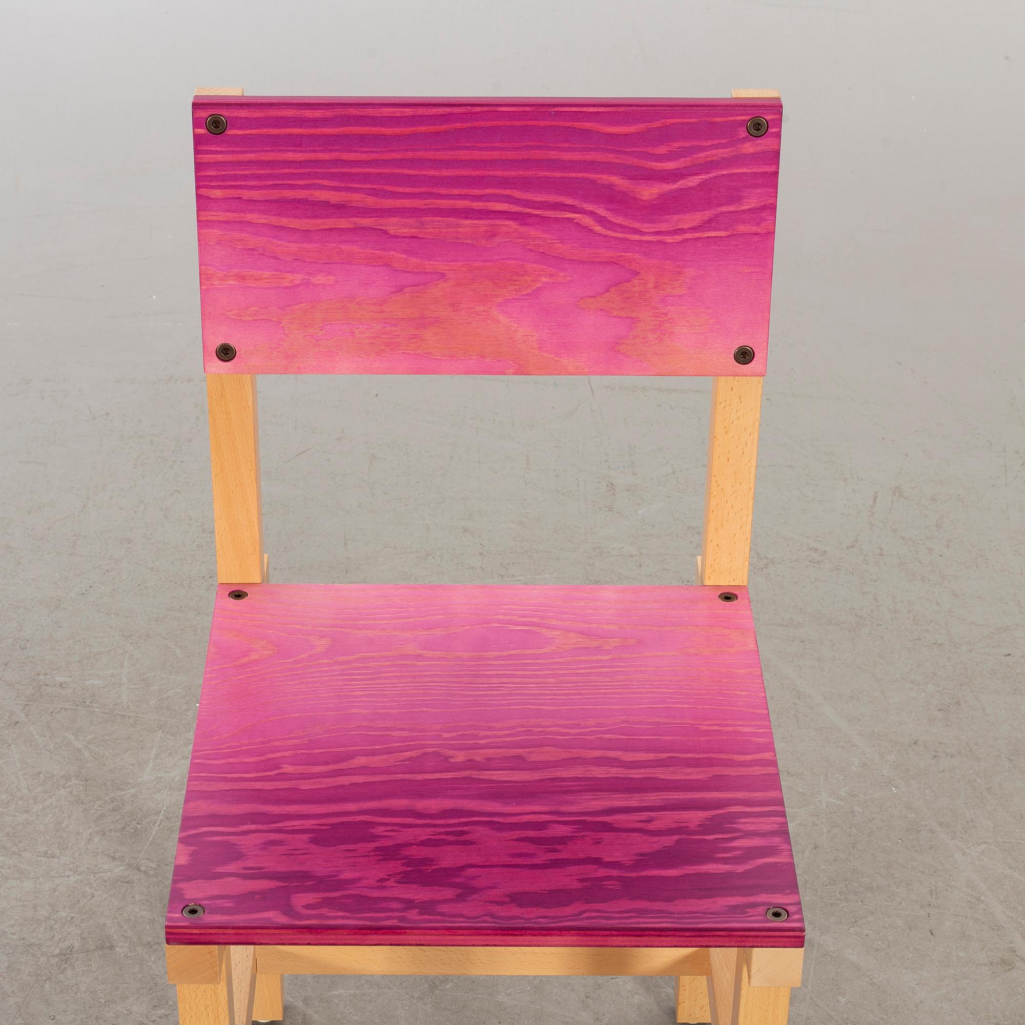 FREDRIK PAULSEN, "Röhsska"Designbaren, chair, Blå Station 2020, Chair 28/102.