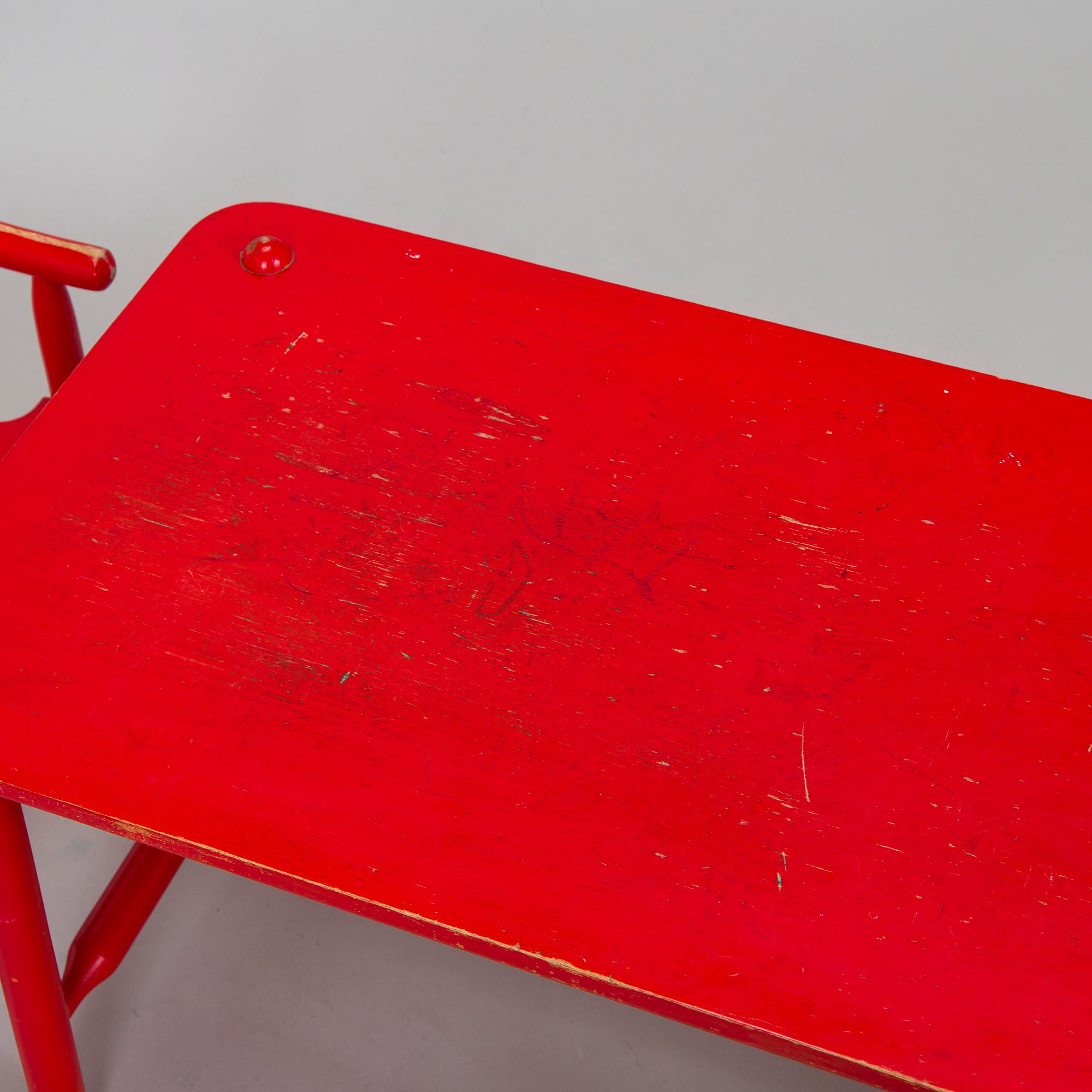 Karin Mobring, a children's beech wood furniture set, 'Anna', IKEA, Sweden,.